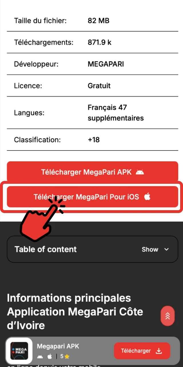 Cliquez sur le bouton ci‑dessous.