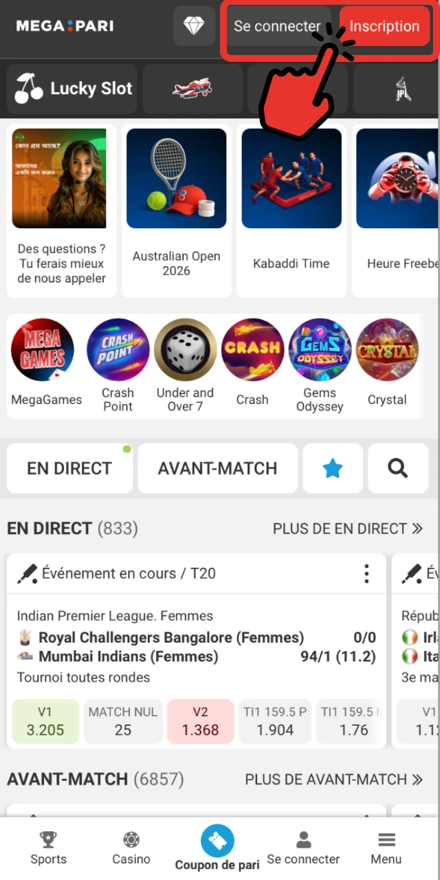 S’inscrire