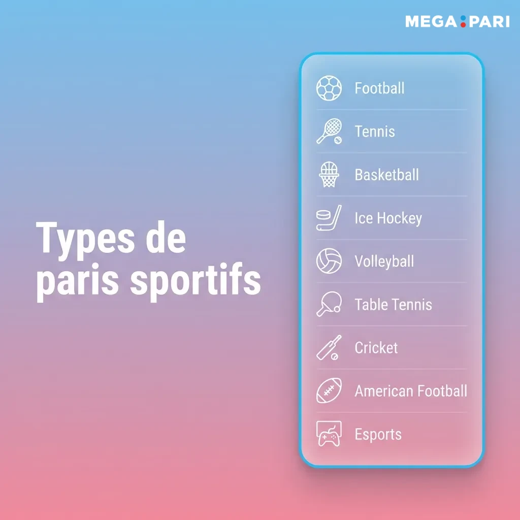 Sports betting options including football, basketball, tennis, handball, and rugby with various wagering markets